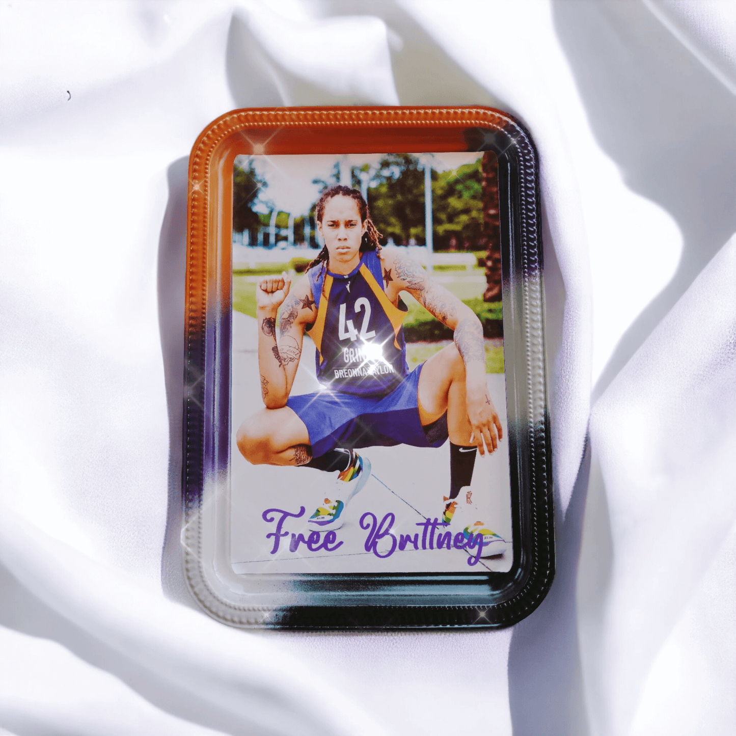 Rolling Tray Set | Brittney Garner "Free Brittney"